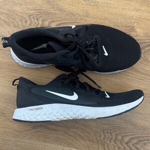 Nike React Black and White Sneakers